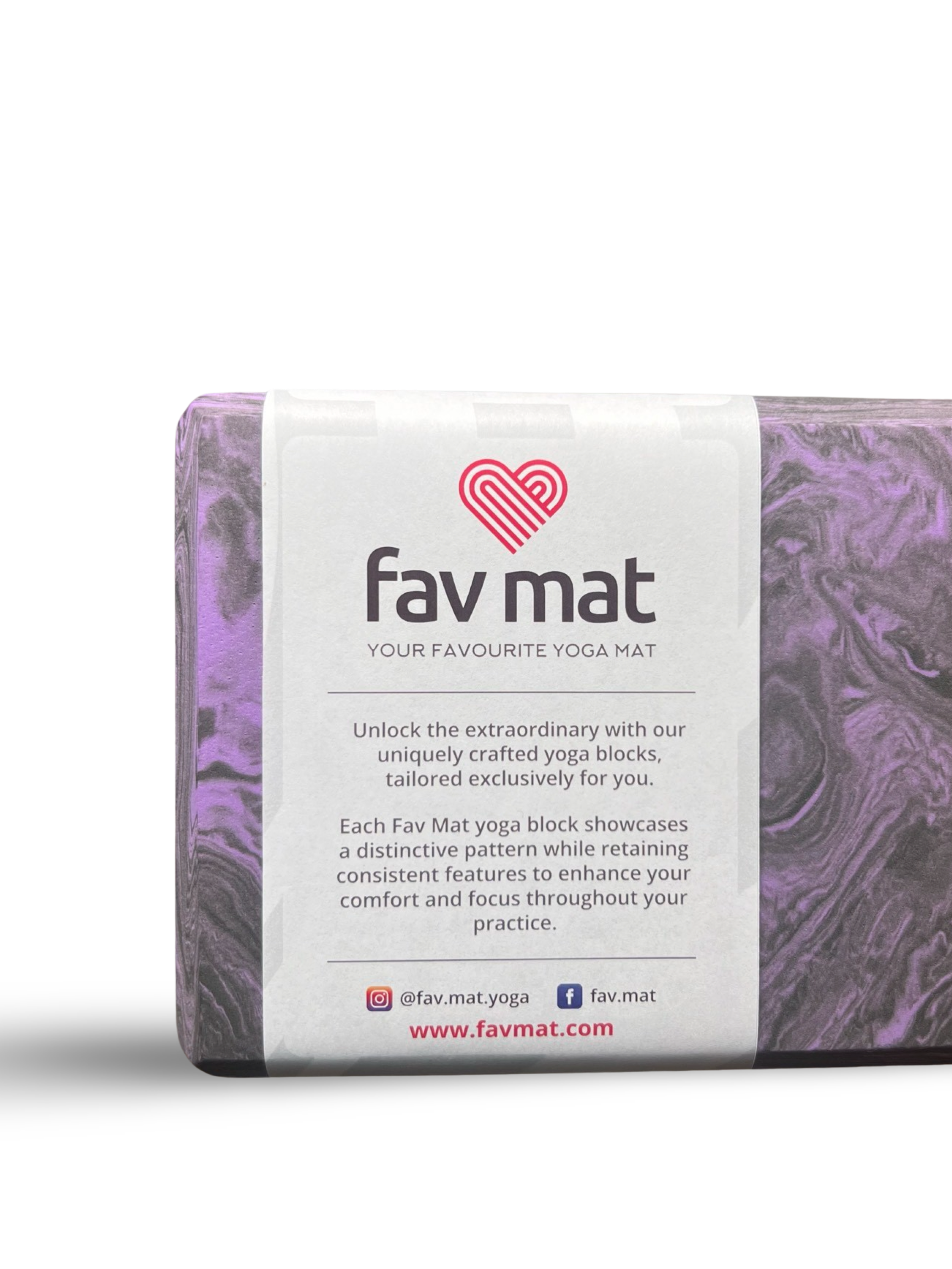 Premium Foam Yoga Block - Amatthyst