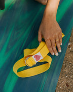 Yoga belt & Mat Carrying Strap (2 in 1) - Yellow