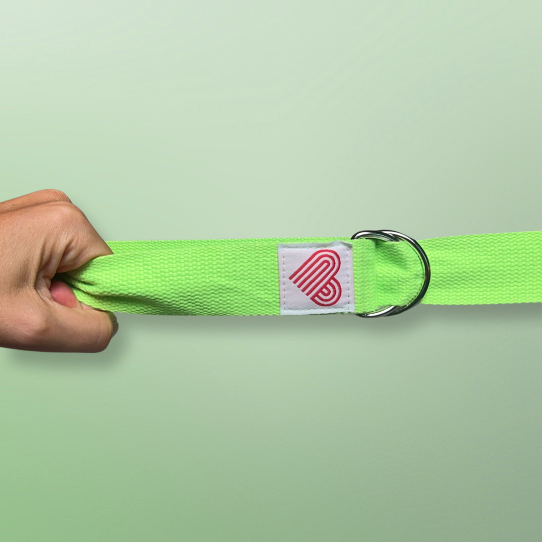 Yoga belt & Mat Carrying Strap (2 in 1) - Green