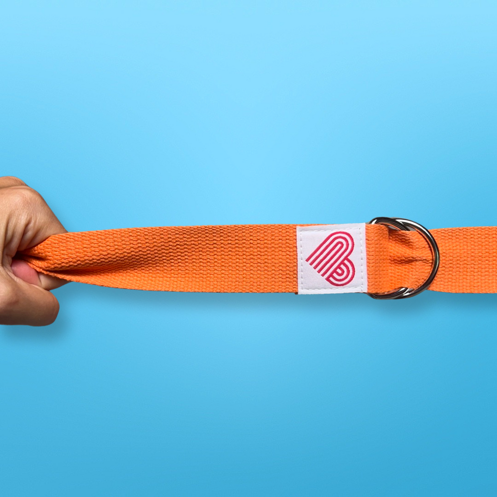 Yoga belt & Mat Carrying Strap (2 in 1) - Orange
