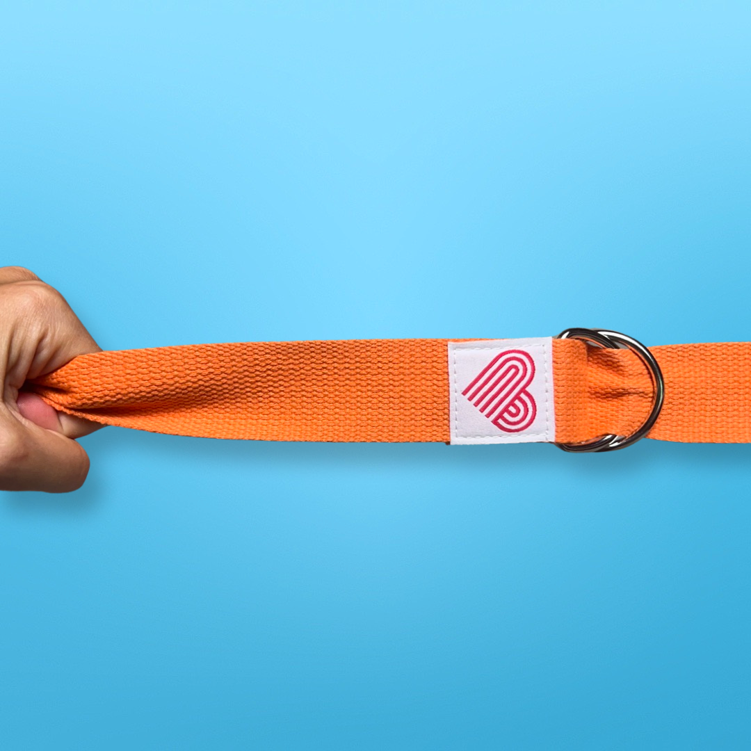 Yoga belt & Mat Carrying Strap (2 in 1) - Orange