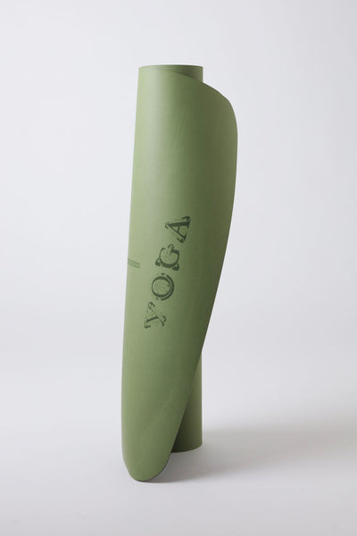 The Yoga Mat - Eco-Grip | Lotus Series - Olive Green