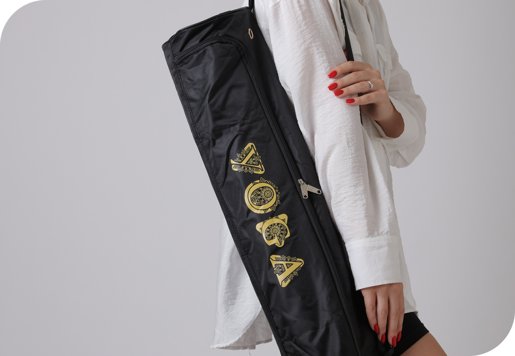 The Yoga Mat - Lotus Series - Black