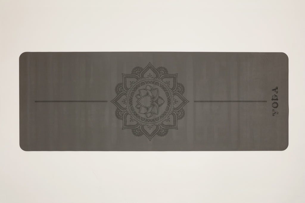 The Yoga Mat - Eco-Grip | Lotus Series - Charcoal