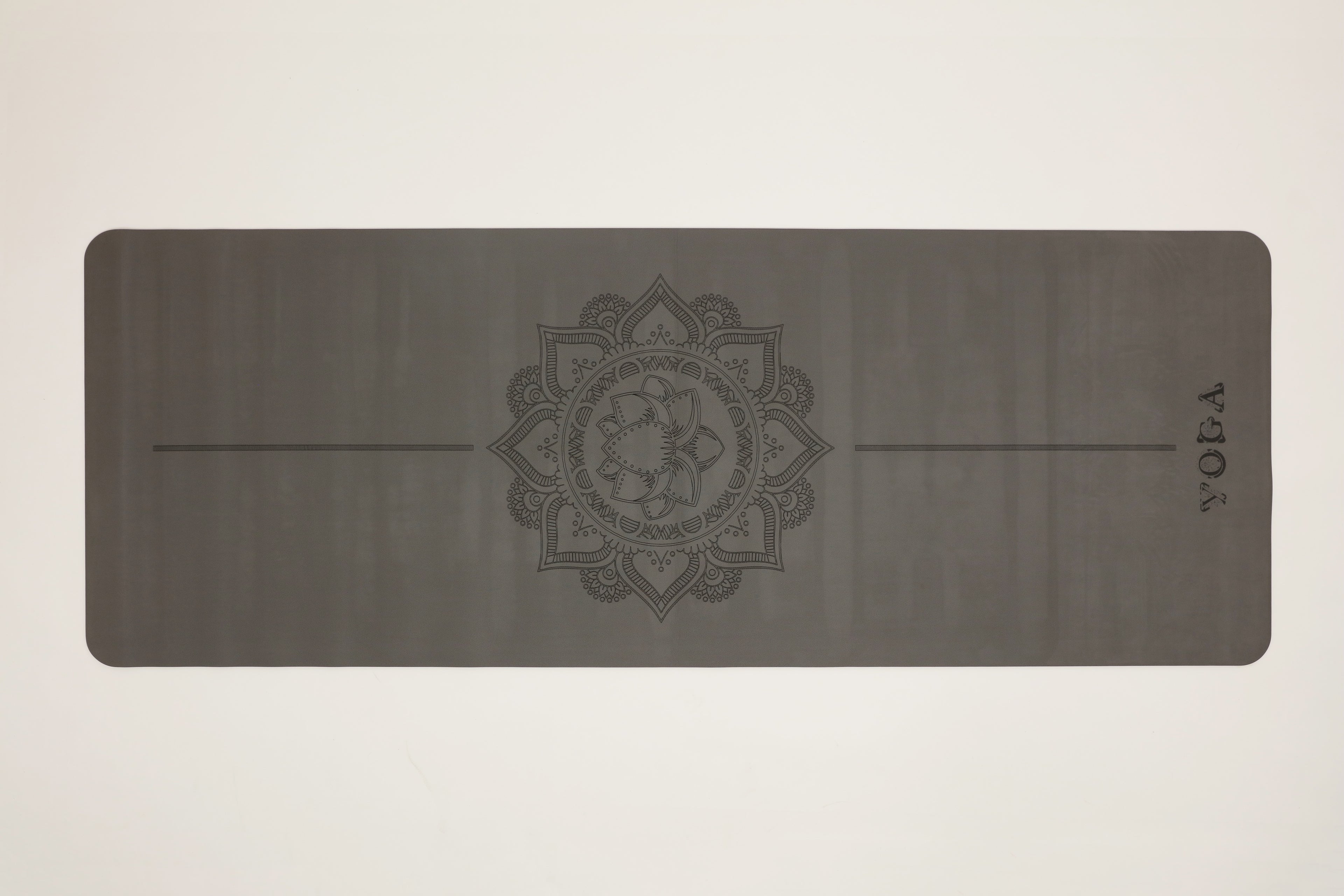 The Yoga Mat - Eco-Grip | Lotus Series - Charcoal