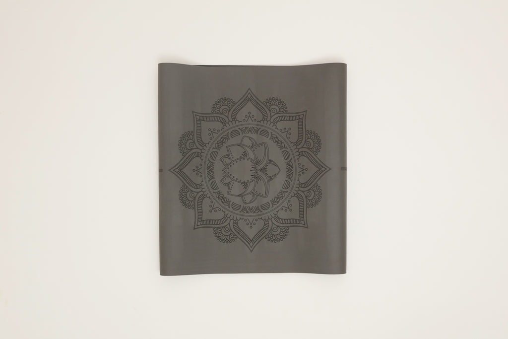 The Yoga Mat - Eco-Grip | Lotus Series - Charcoal