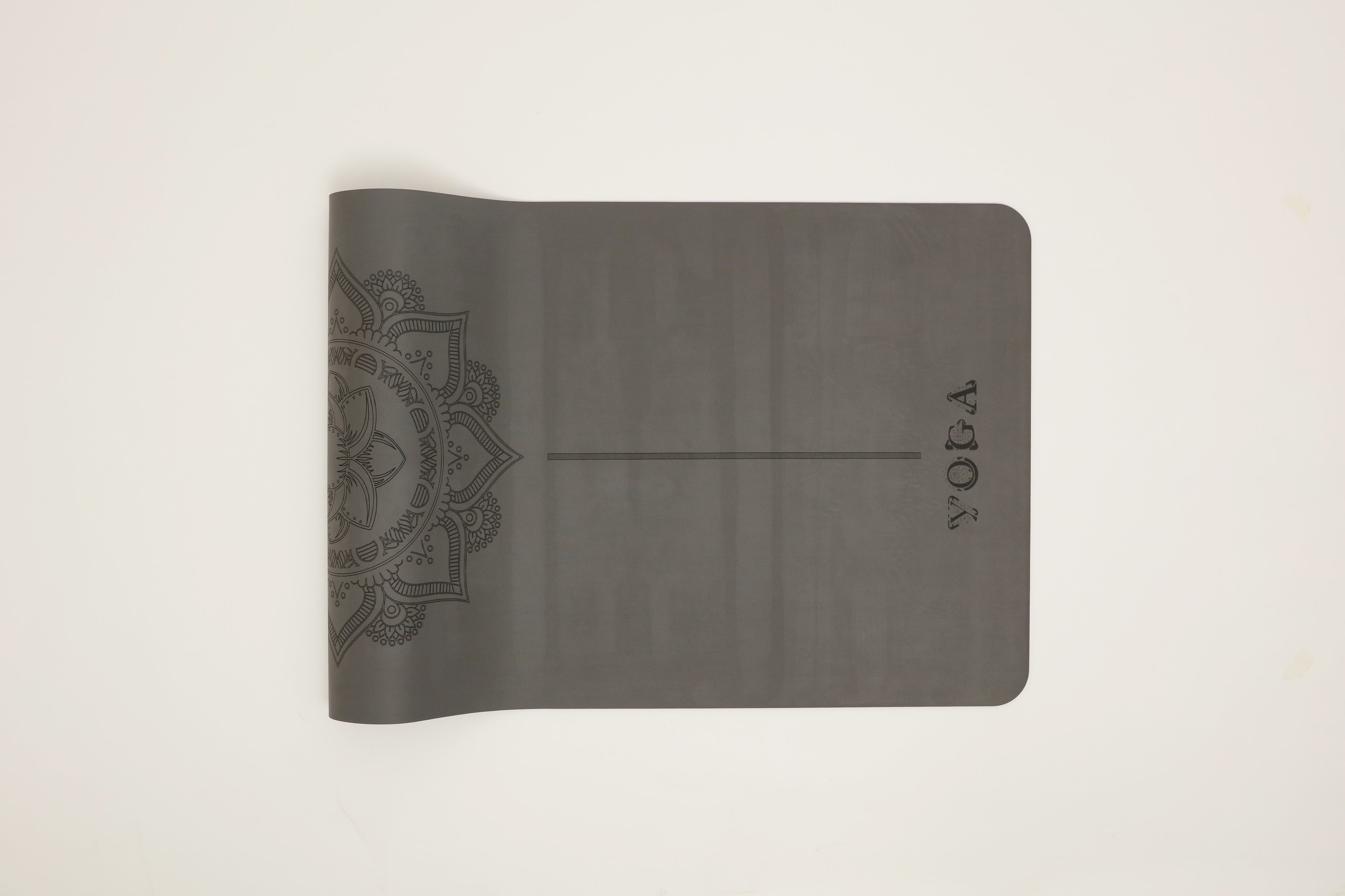 The Yoga Mat - Eco-Grip | Lotus Series - Charcoal