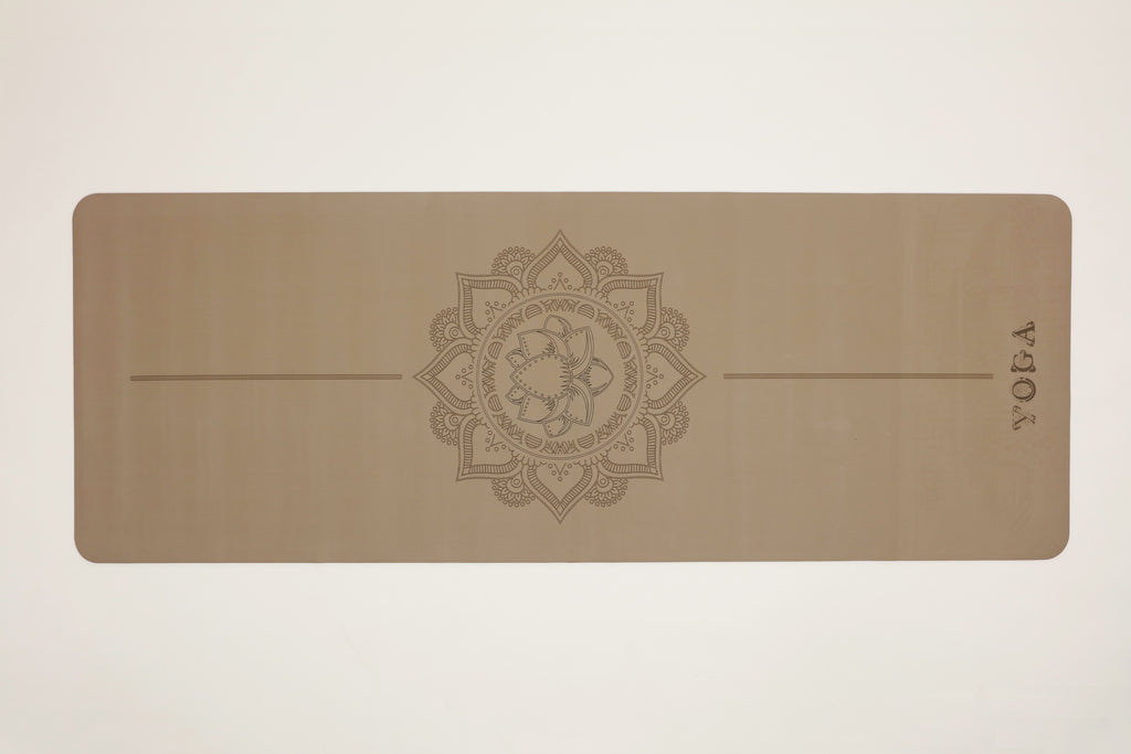 The Yoga Mat - Eco-Grip | Lotus Series - Masala Tea