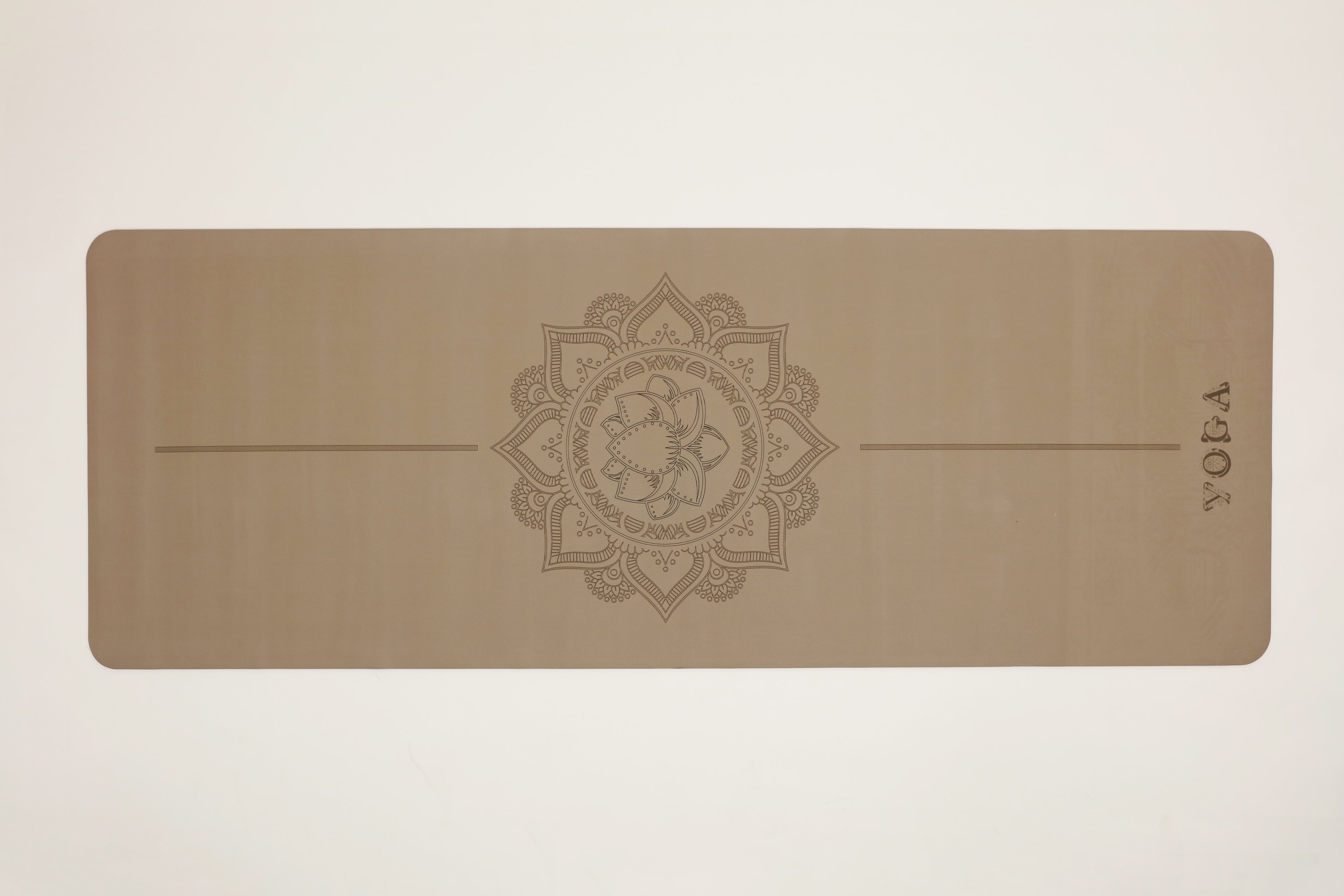 The Yoga Mat - Eco-Grip | Lotus Series - Masala Tea
