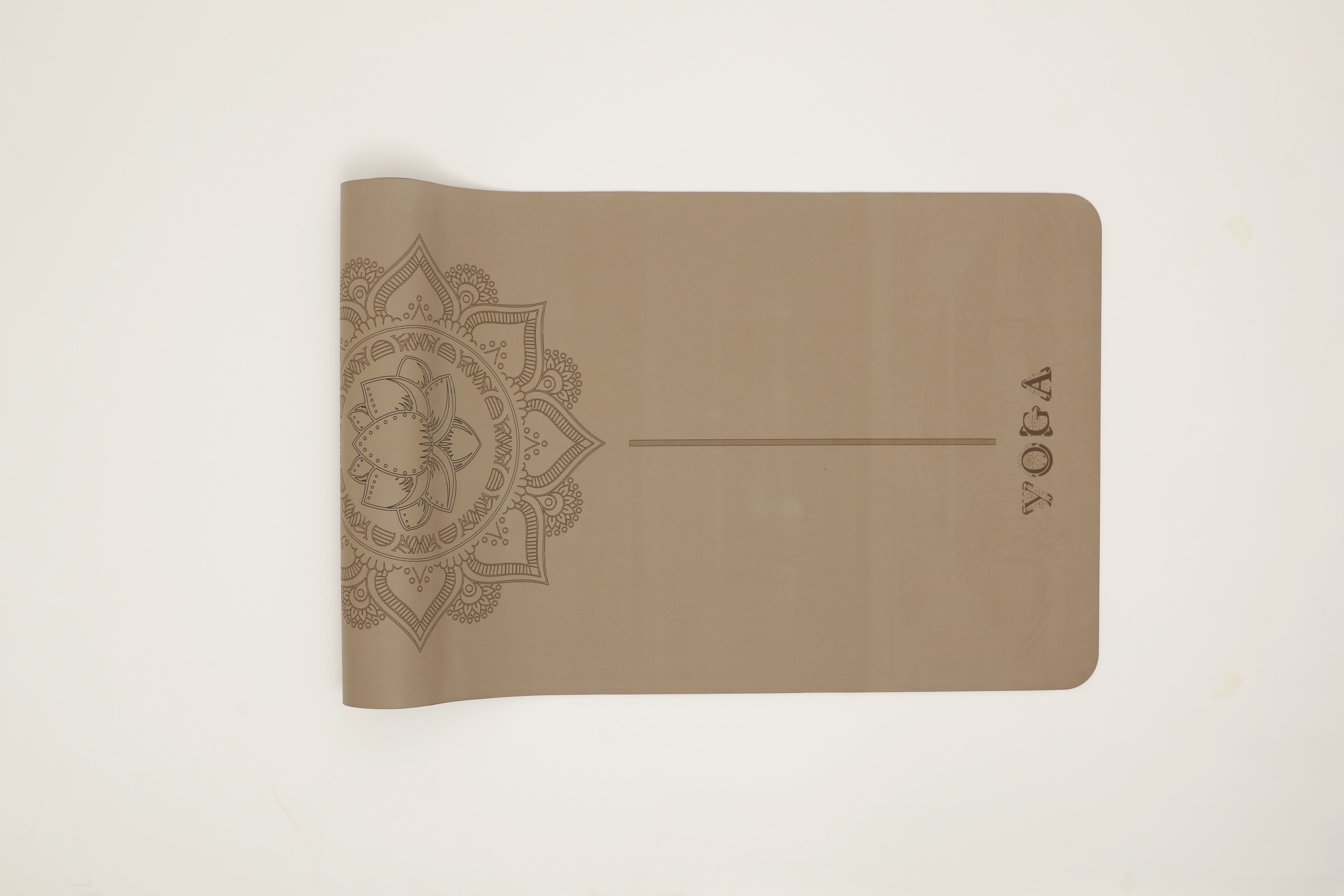 The Yoga Mat - Eco-Grip | Lotus Series - Masala Tea