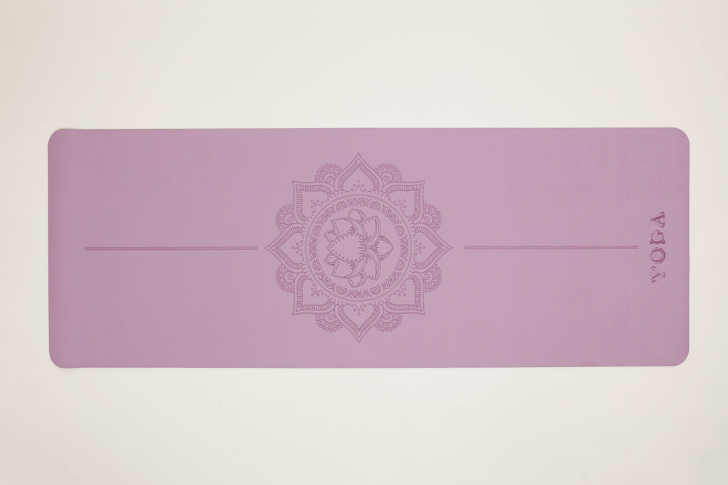 The Yoga Mat - Eco-Grip | Lotus Series - Lilac