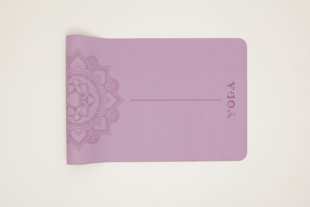 The Yoga Mat - Eco-Grip | Lotus Series - Lilac